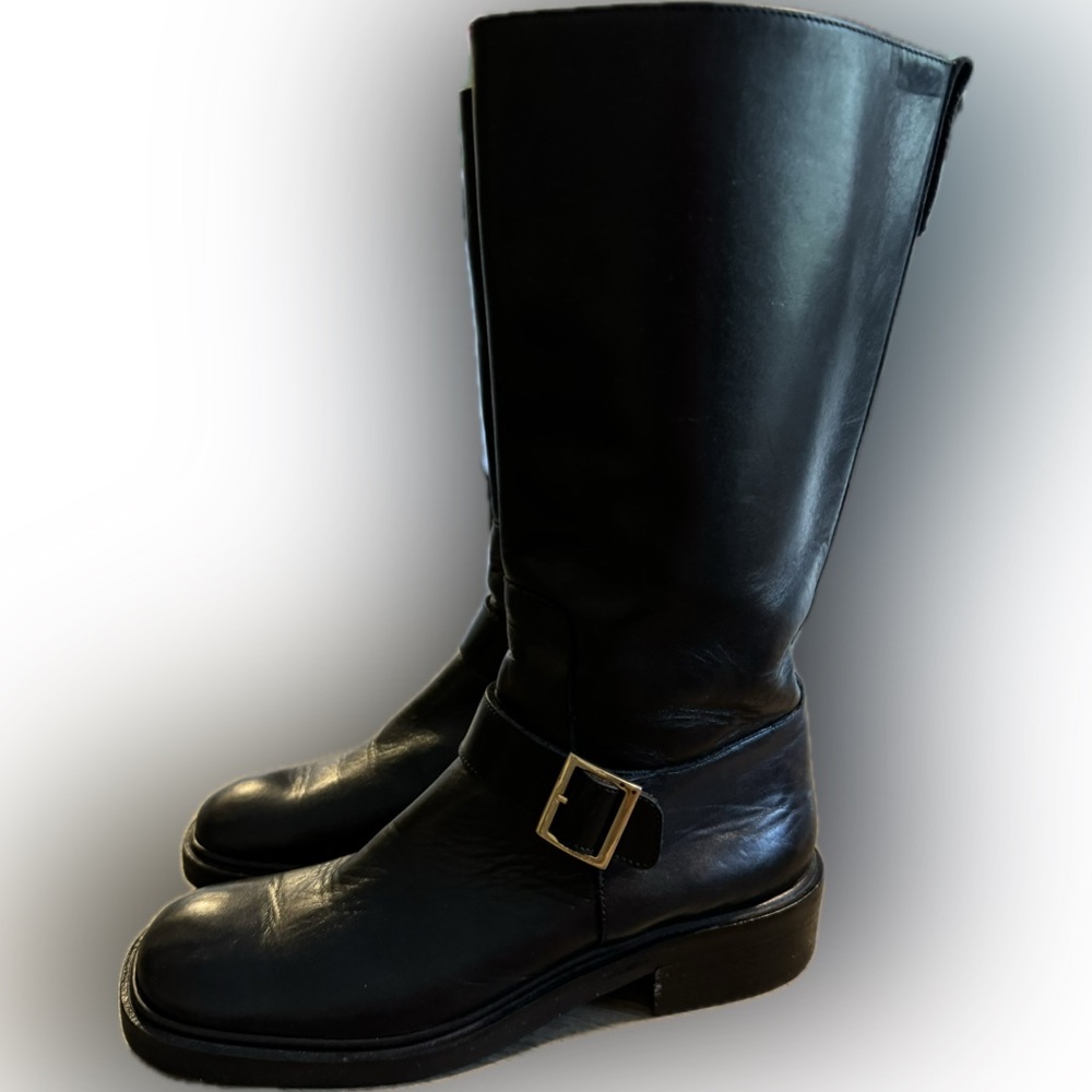 GUCCI Vintage motorcycle style boot!!!  Size 8